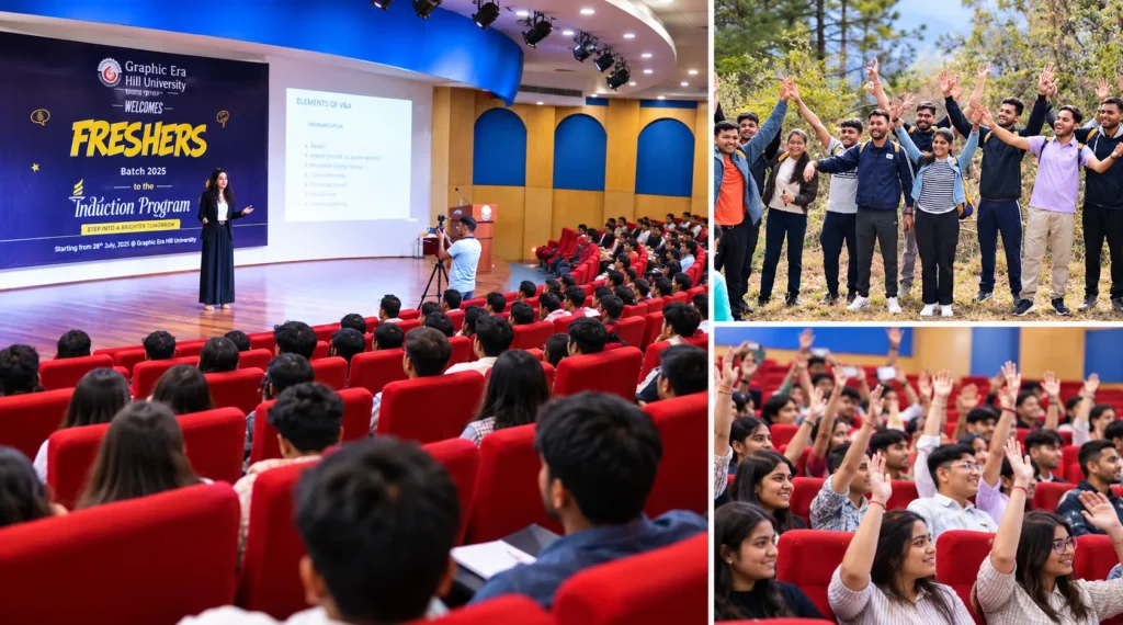 graphic era freshers induction highlights